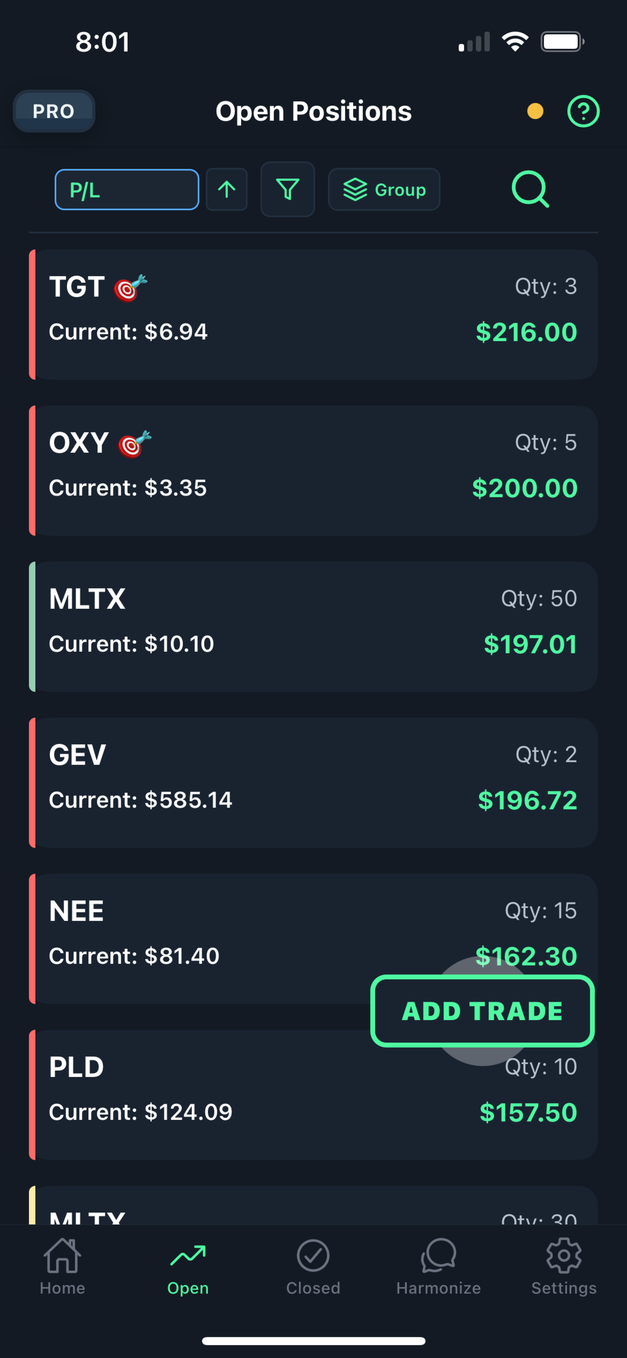 Live Prices, Trades on Your Command